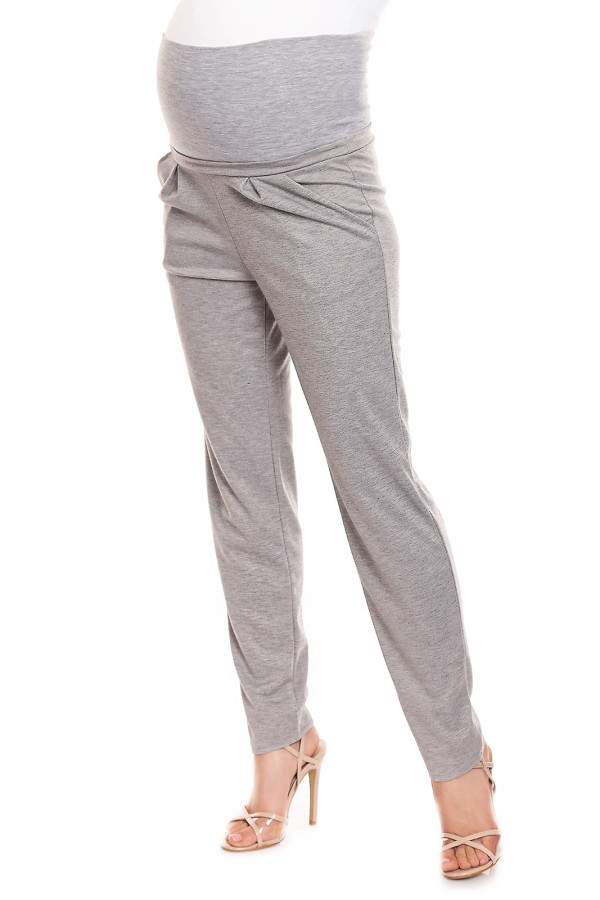 Voľné tehotenské nohavice model 0134 šedé