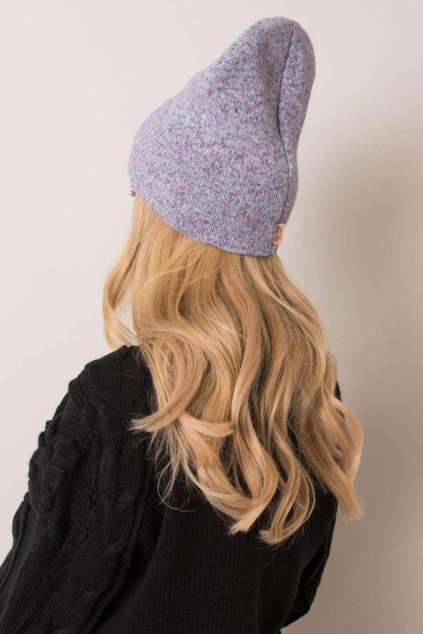 Dámska čiapka Melange model 0615 fialová
