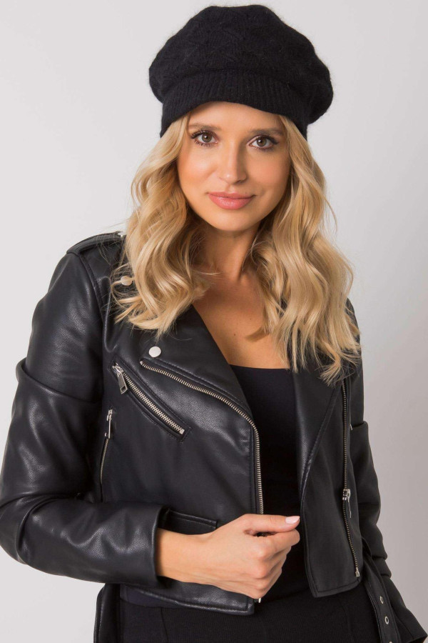 Dámska čiapka baretka model 0615 čierna