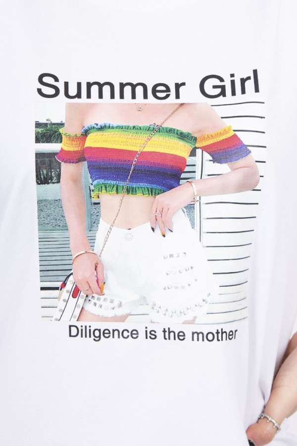 Tričko Summer Girl biele