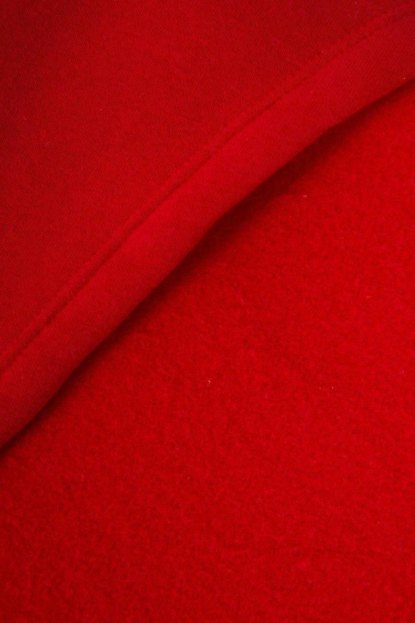 Šaty s kapucňou a rozparkom model 9168 červené