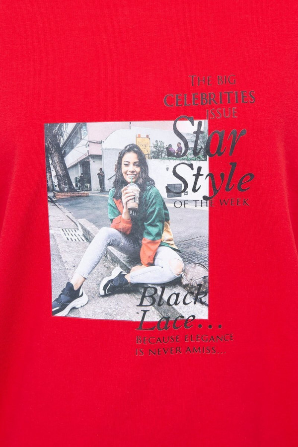 Tričko Star Style červené